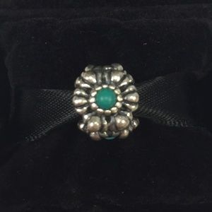 PANDORA Birthday Bloom December with Turquoise